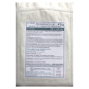 Membracel Apósito Biológico de Colágeno en Membrana Regeneradora de Piel 10 X 10 Cm símil piel Estéril