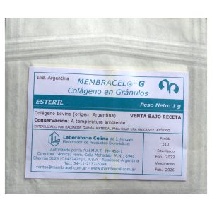 MEMBRACEL®-G  Colágeno biológico en gránulos sobre 1 gramo- Regeneración de tejido Heridas profundas